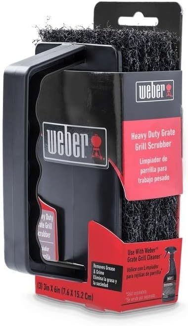 image:imageWeber Grill Grate Scrubber Grill Cleaning Accessory BlackPack of 6