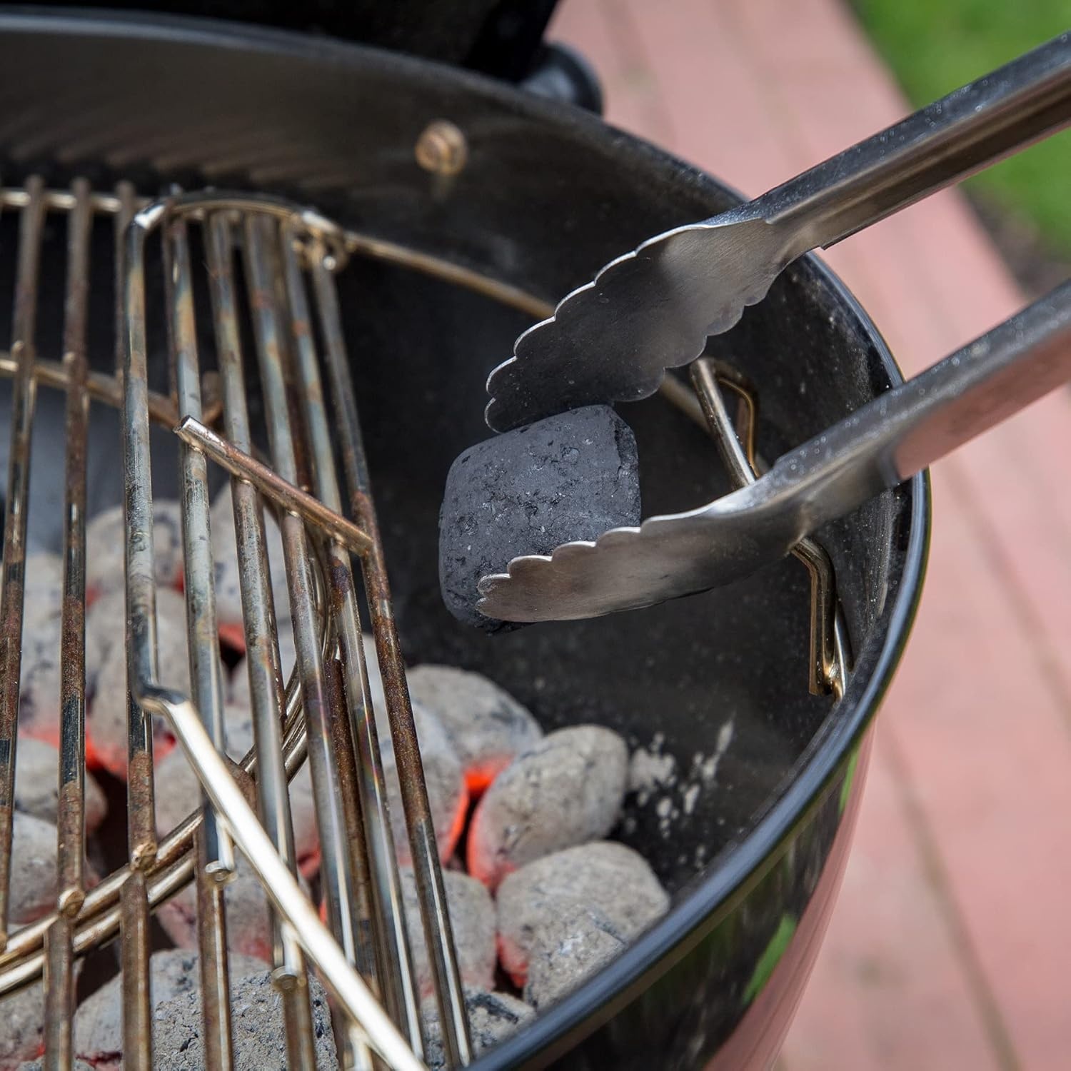 image:imageWeber Hinged Charcoal Cooking Grate for 22 Grills Charcoal Components