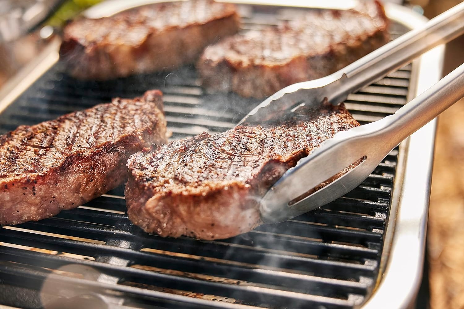 image:imageWeber Lumin Compact Outdoor Electric Barbecue Grill Light Blue Great Small Spaces such as Patios Balconies and Decks Portable and ConvenientYellow