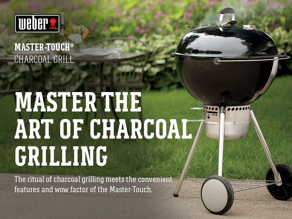 image:imageWeber MasterTouch Charcoal Grill 22Inch BlackBlack