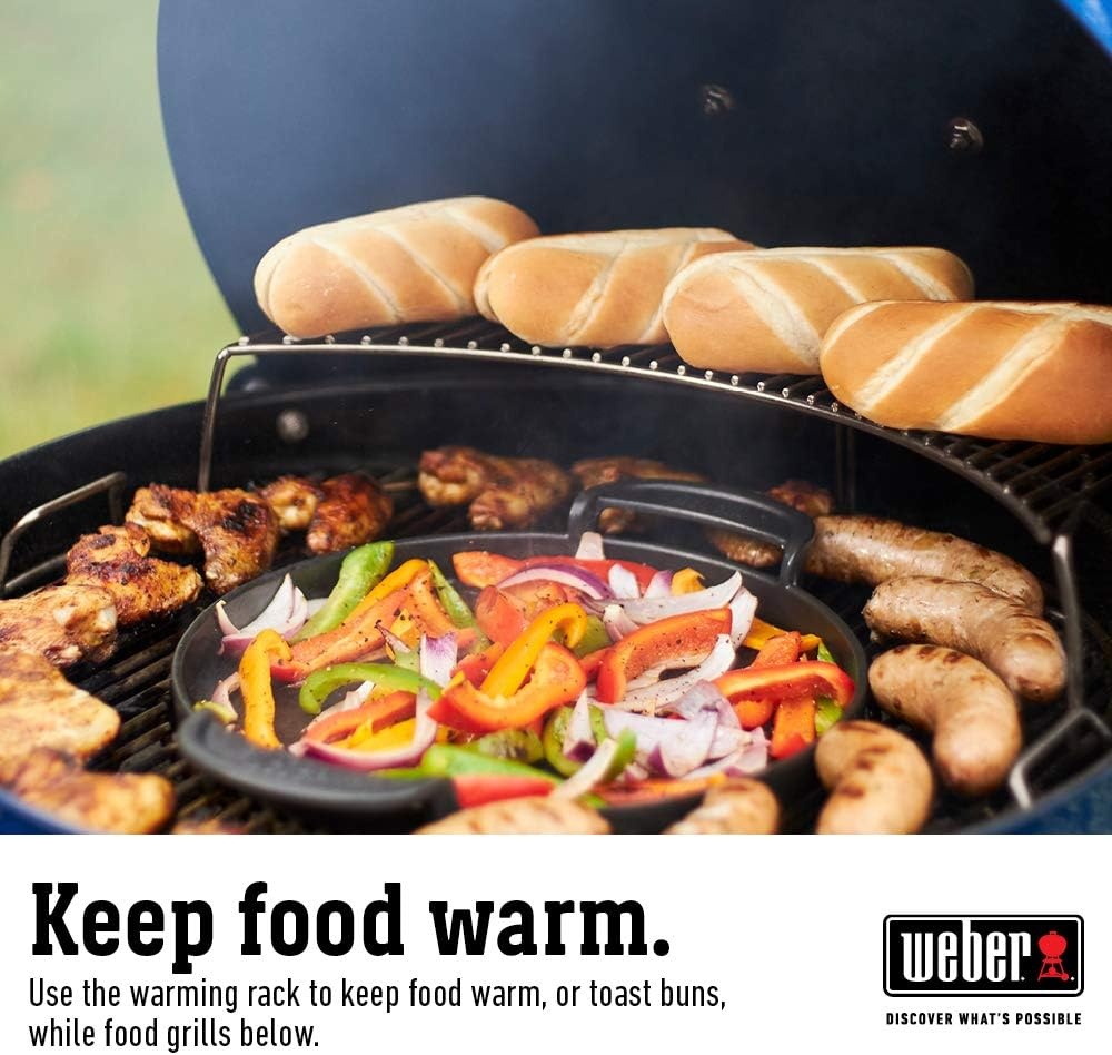 image:imageWeber MasterTouch Charcoal Grill 22Inch BlackDeep Ocean Blue