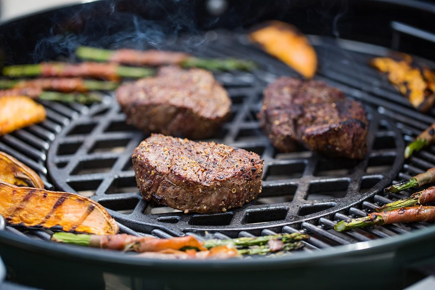 image:imageWeber MasterTouch Charcoal Grill 22Inch BlackSlate Blue