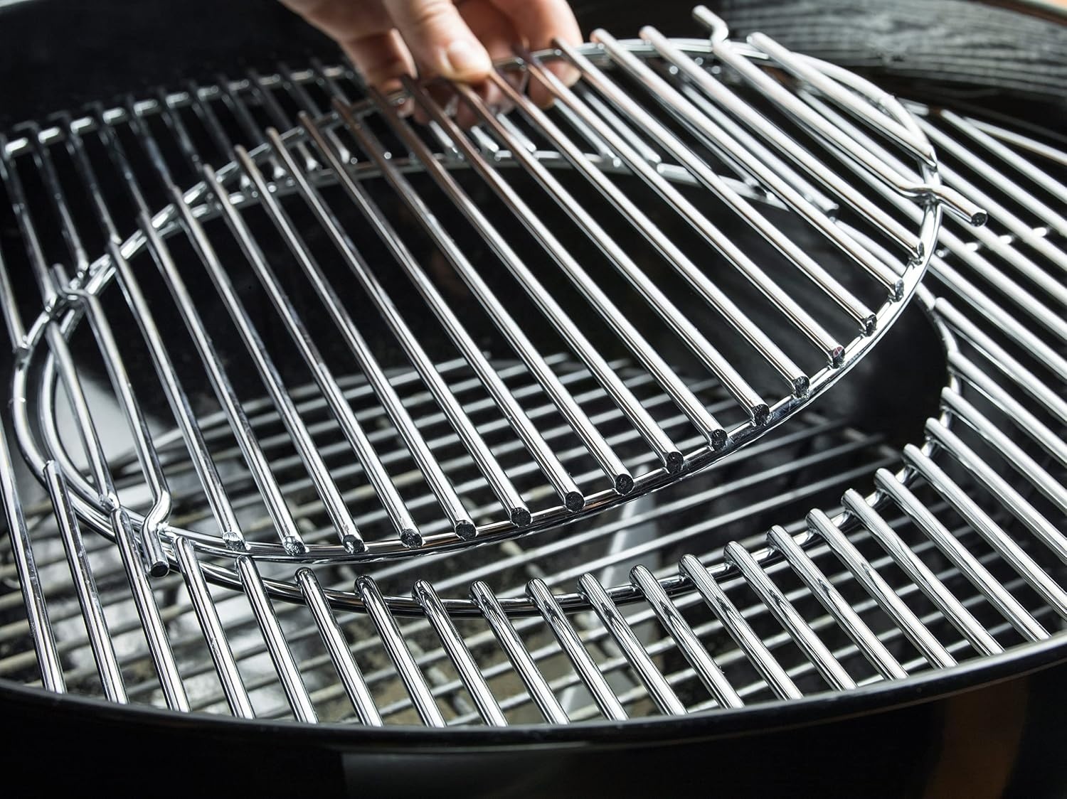 image:imageWeber MasterTouch Charcoal Grill 22Inch BlackSpring Green