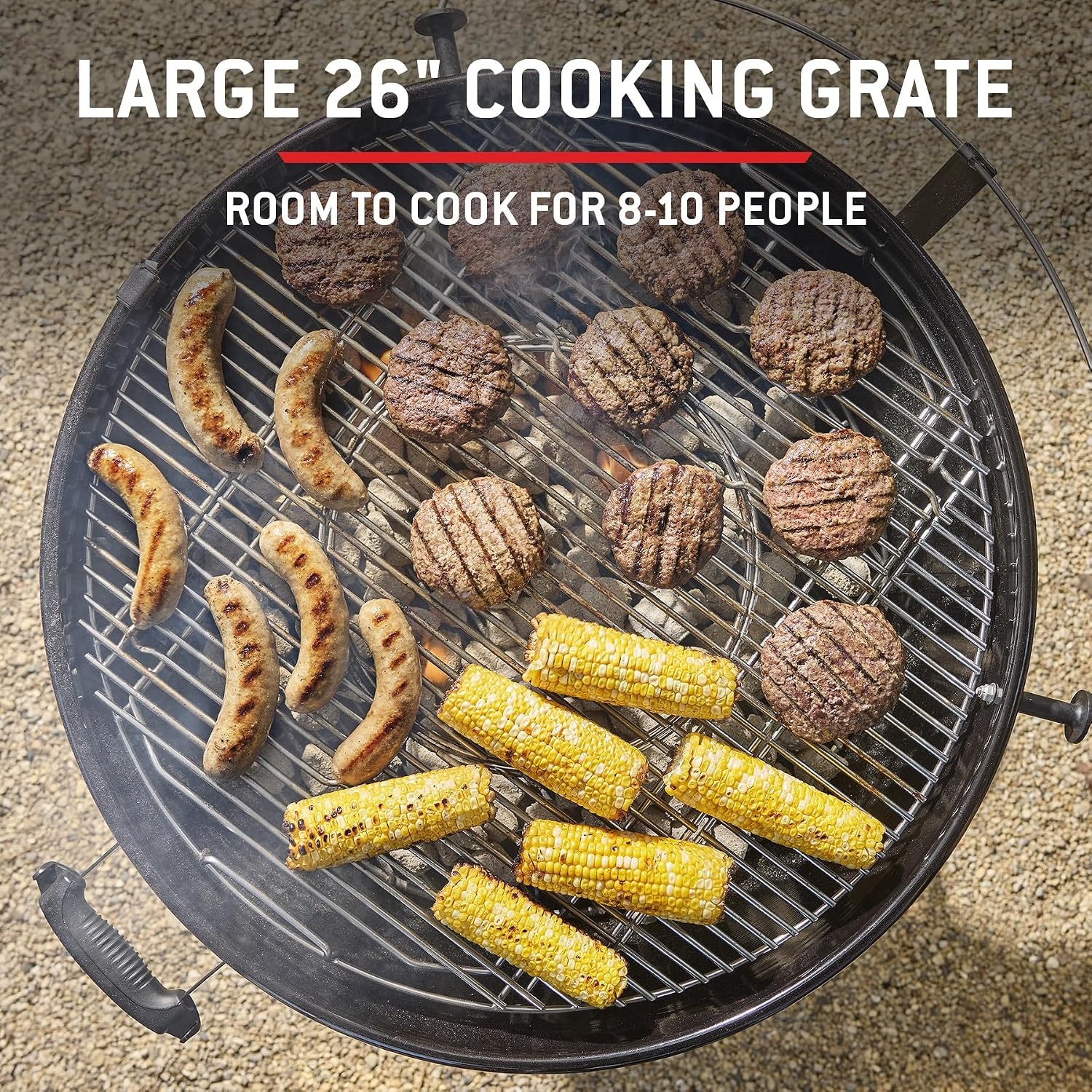 image:imageWeber MasterTouch Charcoal Grill 26Inch Black