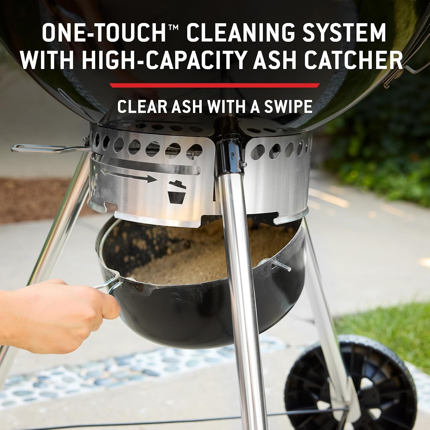 image:imageWeber MasterTouch Charcoal Grill 26Inch Smoke Gray