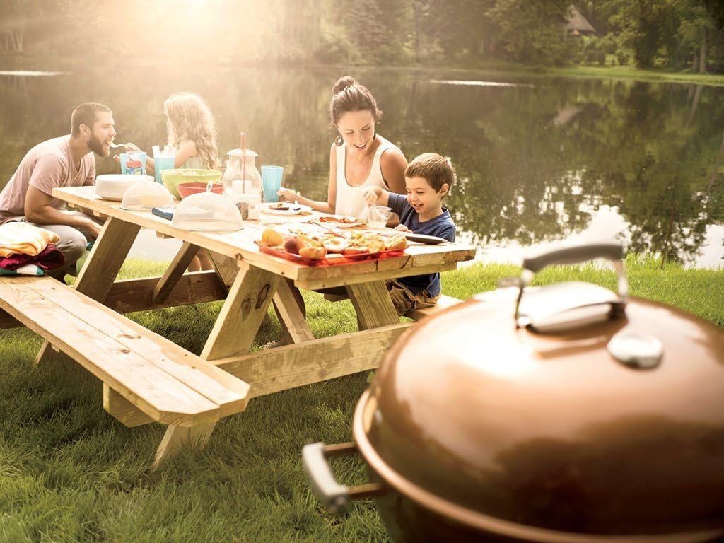 image:imageWeber Original Kettle Premium Charcoal Grill 22Inch BlackCopper