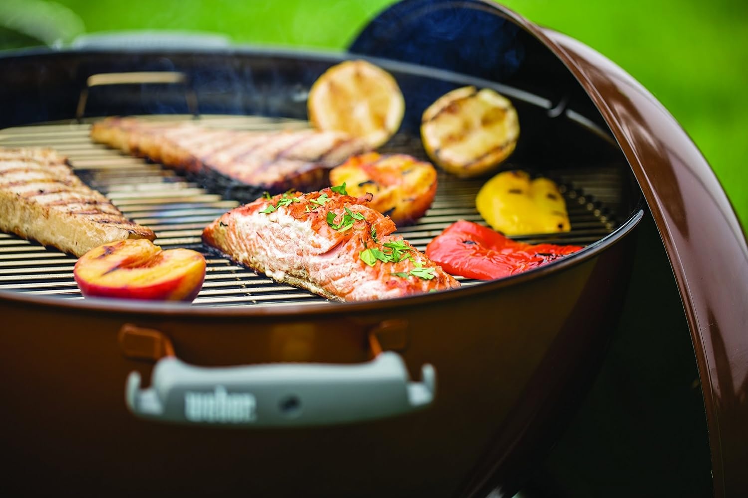 image:imageWeber Original Kettle Premium Charcoal Grill 22Inch BlackCopper