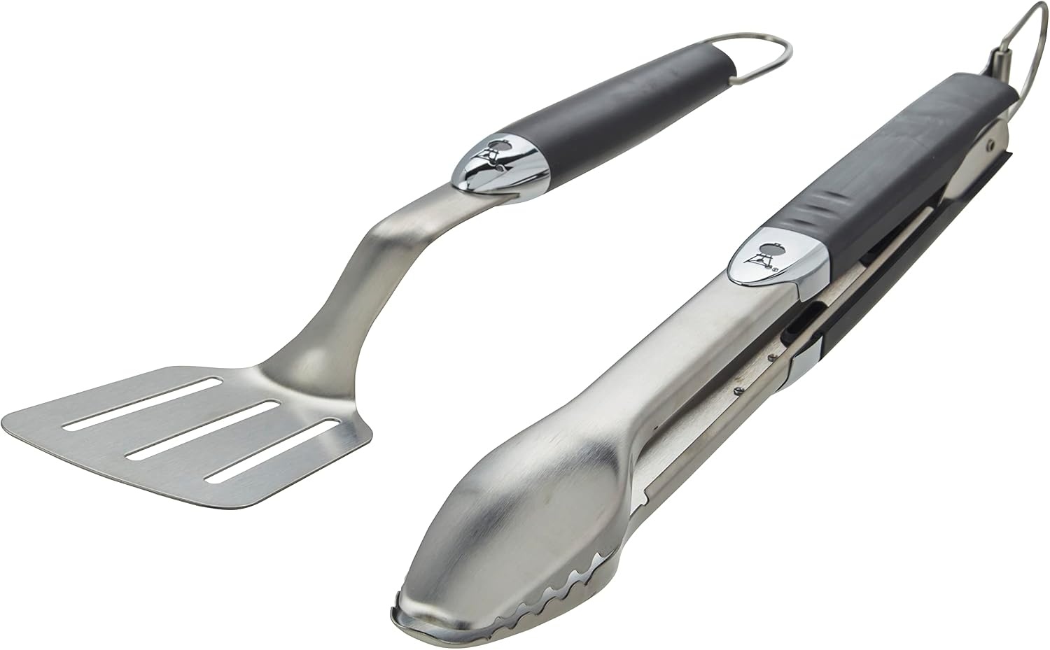 image:imageWeber Original Portable 2Piece Stainless Steel Tool Set2 Count Pack of 1