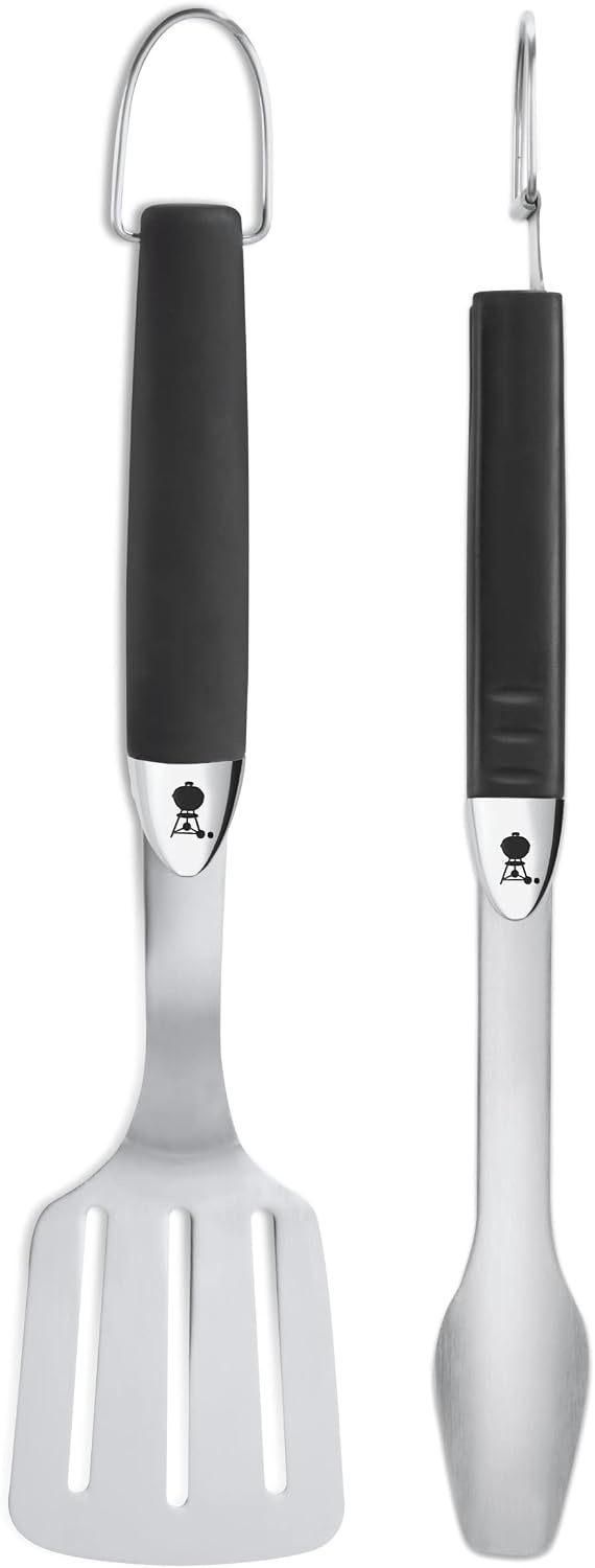 image:imageWeber Original Portable 2Piece Stainless Steel Tool Set2 Count Pack of 4