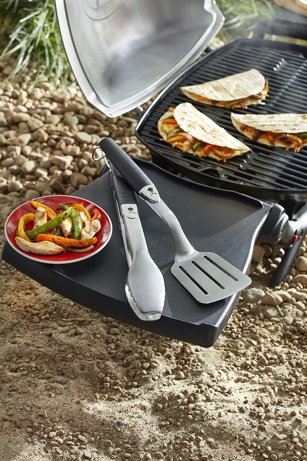 image:imageWeber Original Portable 2Piece Stainless Steel Tool Set2 Count Pack of 4