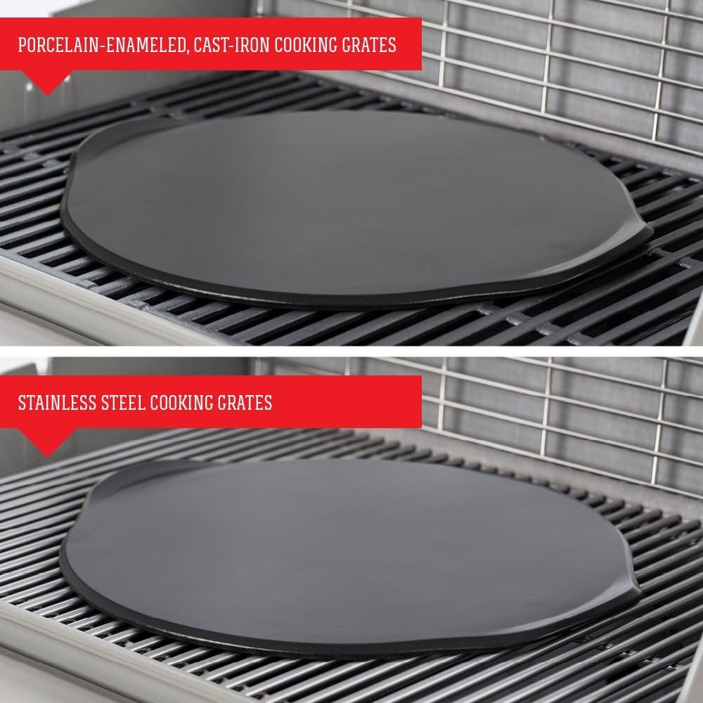 image:imageWeber Pizza Stone with Glazed Finish Grill Pizza Outdoors Black