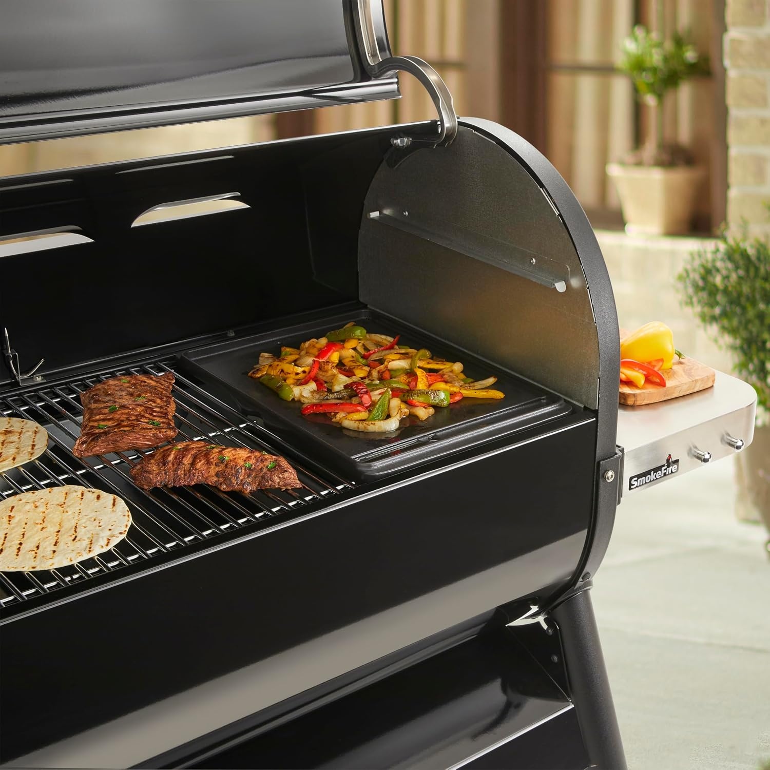 image:imageWeber PorcelainEnameled Cast Iron Griddle for Spirit 300 Series