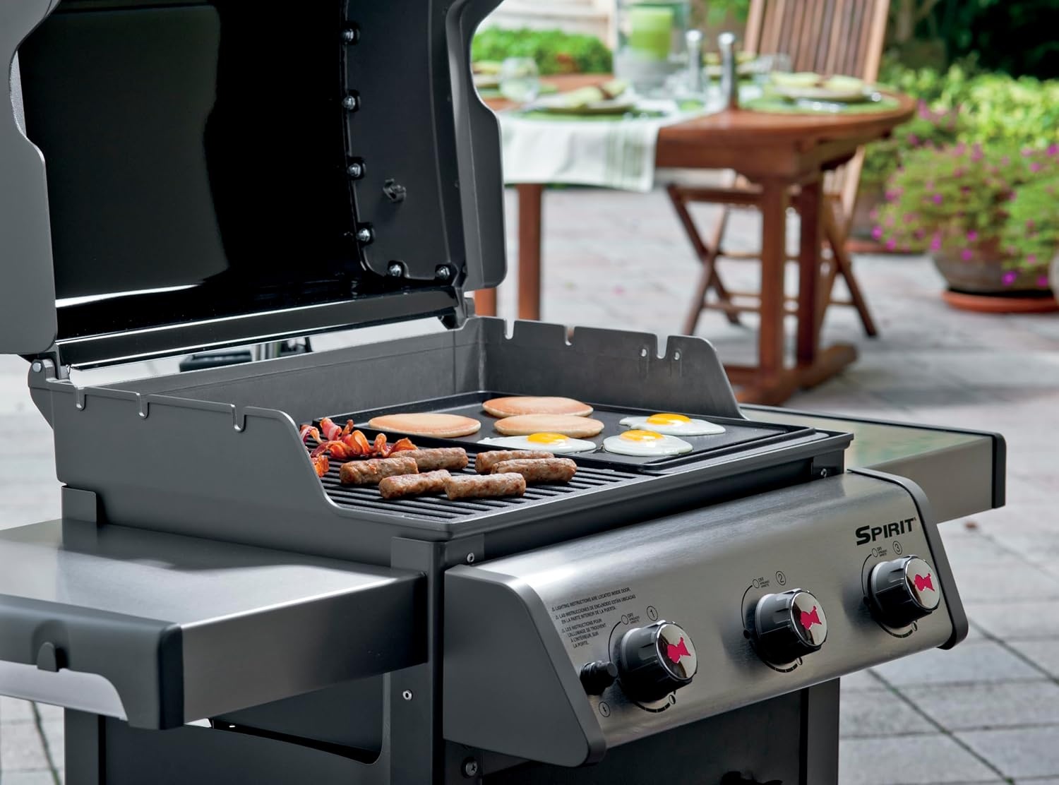 image:imageWeber PorcelainEnameled Cast Iron Griddle for Spirit 300 Series