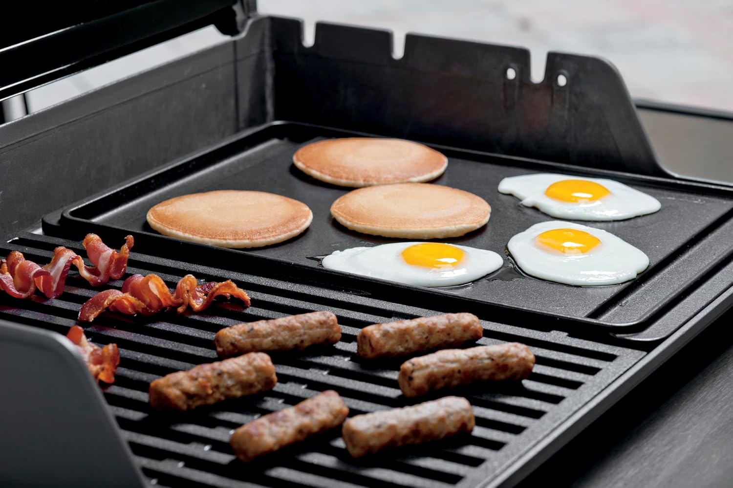 image:imageWeber PorcelainEnameled Cast Iron Griddle for Spirit 300 Series