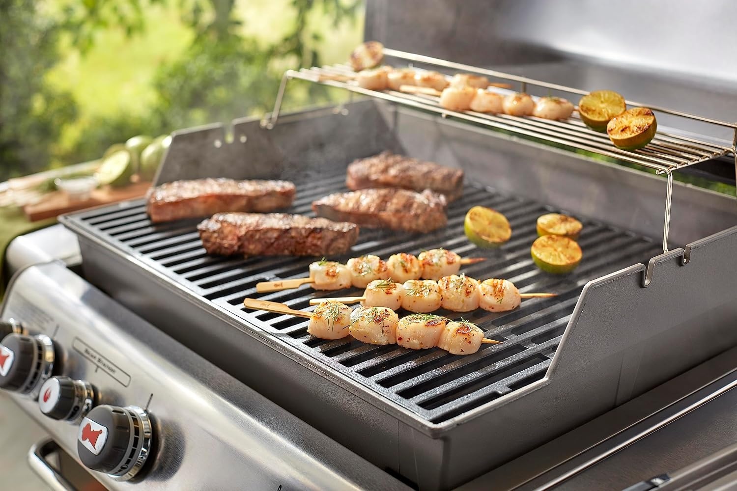 image:imageWeber PorcelainEnameled CastIron Grates for Select Genesis GrillsGrates