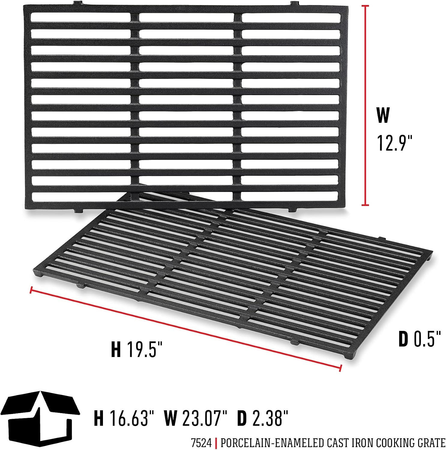 image:imageWeber PorcelainEnameled CastIron Grates for Select Genesis GrillsGrates