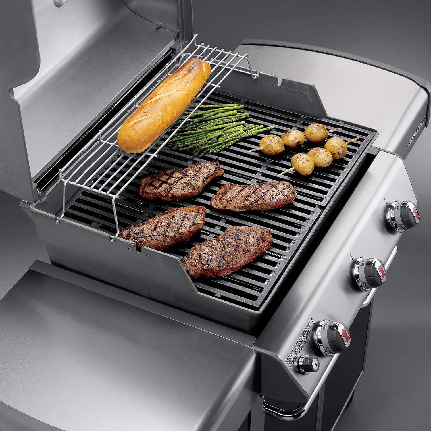 image:imageWeber PorcelainEnameled CastIron Grates for Select Genesis GrillsGrates