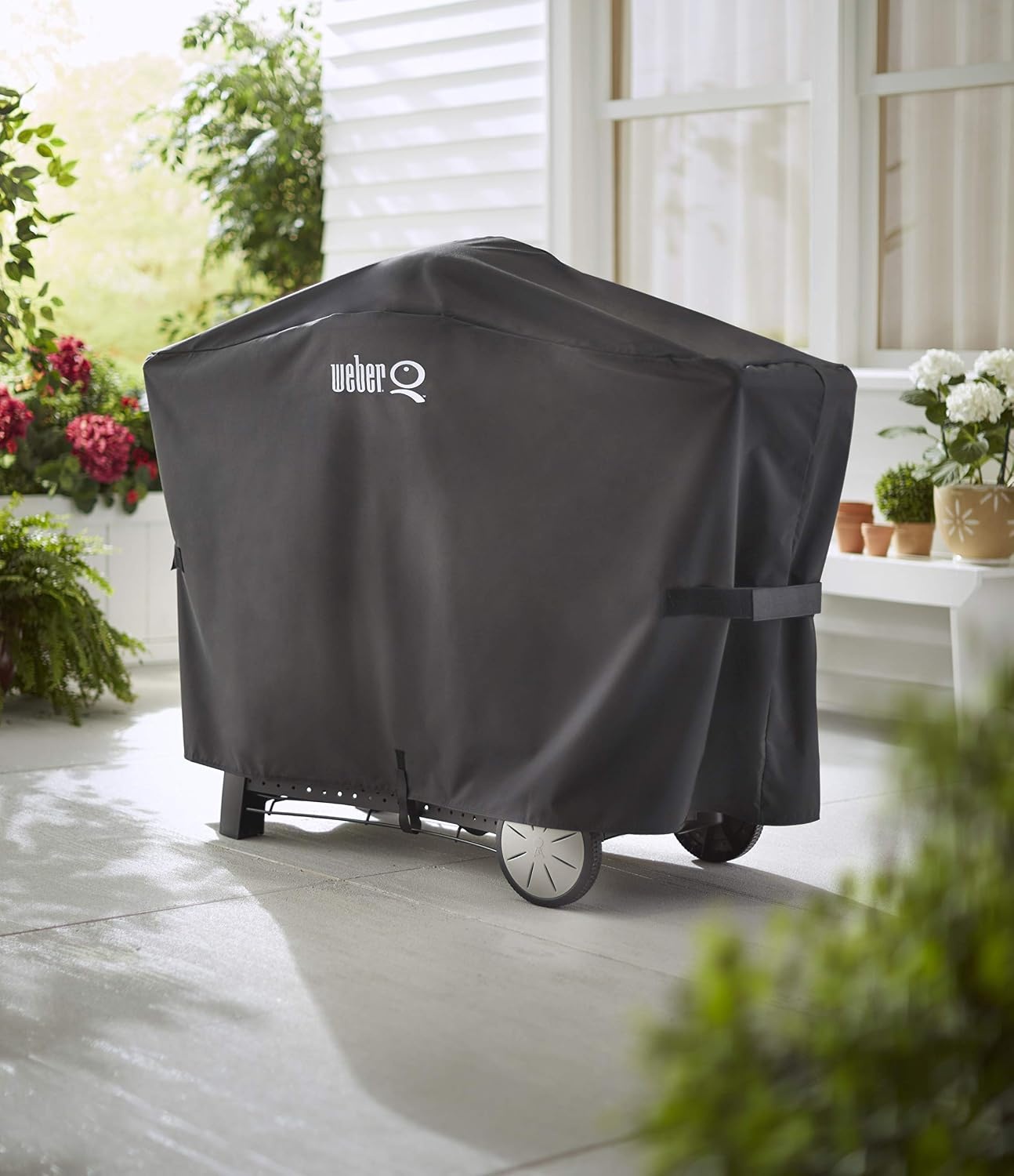 image:imageWeber Premium Grill Cover Black For Q10010002002000 On Portable Cart566 x 22 x 393 Inches