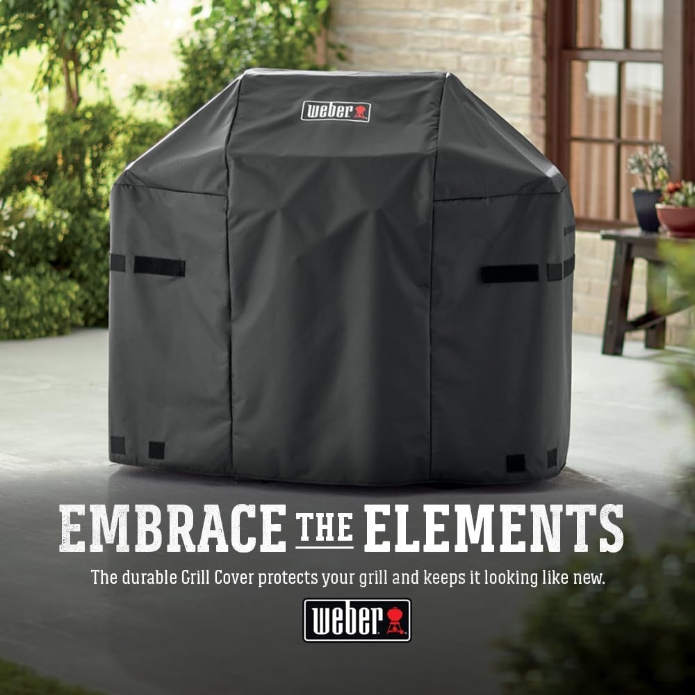 image:imageWeber Premium Outdoor Grill Cover for Select Spirit Gas Grills Black200 300 Series 2 3 Burner