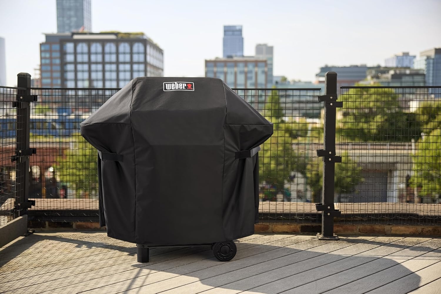 image:imageWeber Premium Outdoor Grill Cover for Select Spirit Gas Grills Black200 300 Series 2 3 Burner