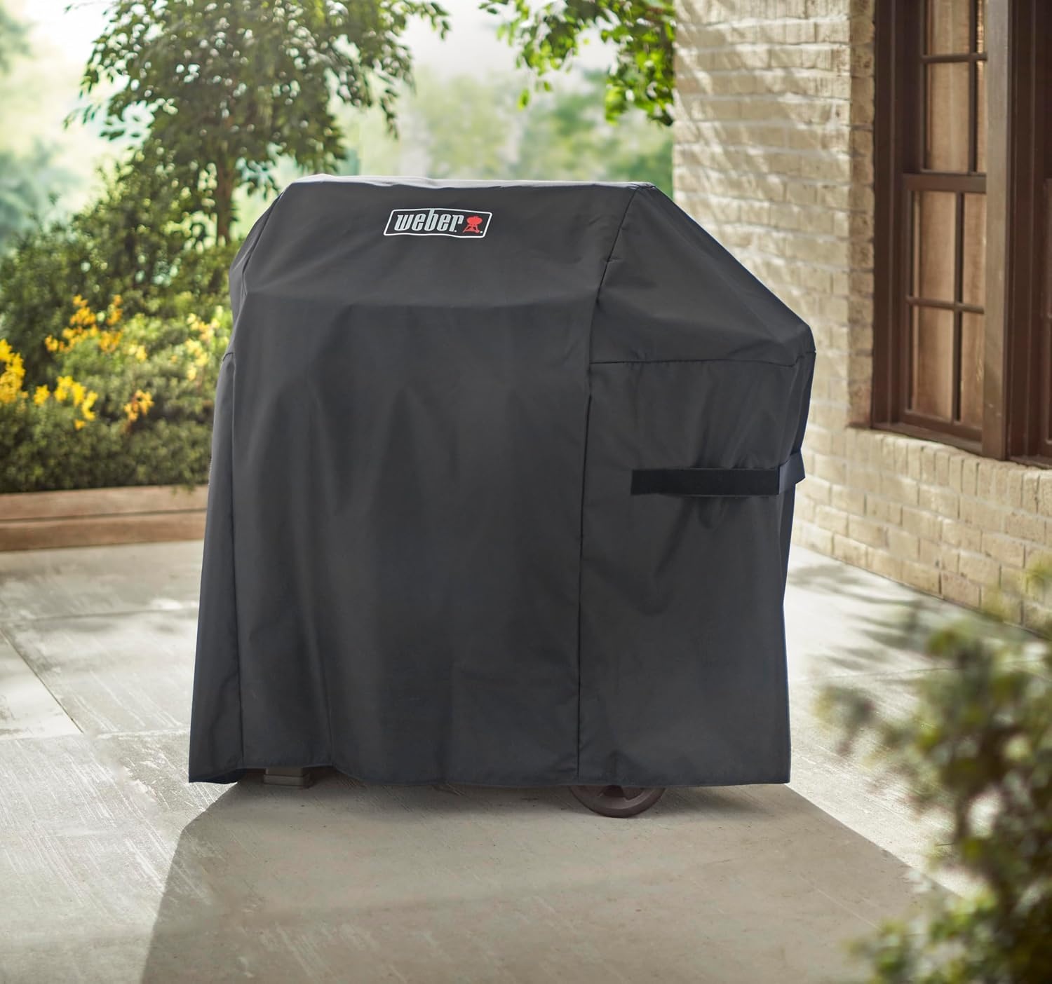 image:imageWeber Premium Outdoor Grill Cover for Select Spirit Gas Grills Black300 400 Series 3 4 Burner
