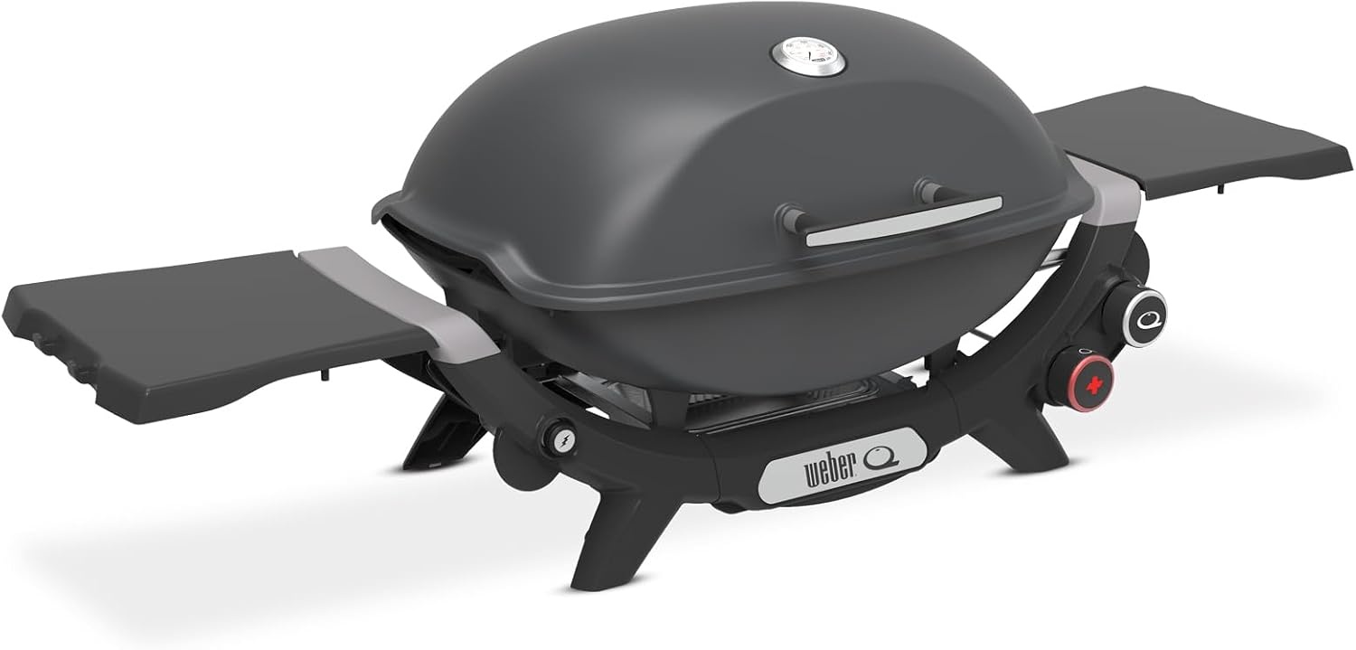 image:imageWeber Q 2800N Portable Grill Propane Grill Flame RedCharcoal Grey