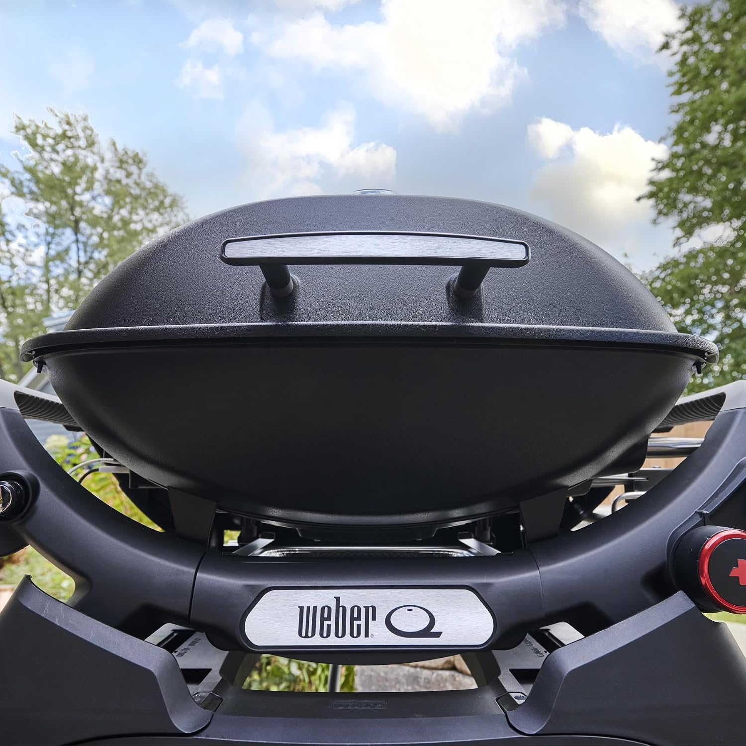 image:imageWeber Q 2800N Portable Grill Propane Grill Flame RedMidnight Black