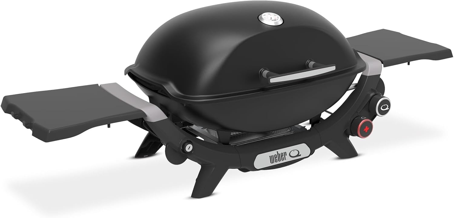 image:imageWeber Q 2800N Portable Grill Propane Grill Flame RedMidnight Black
