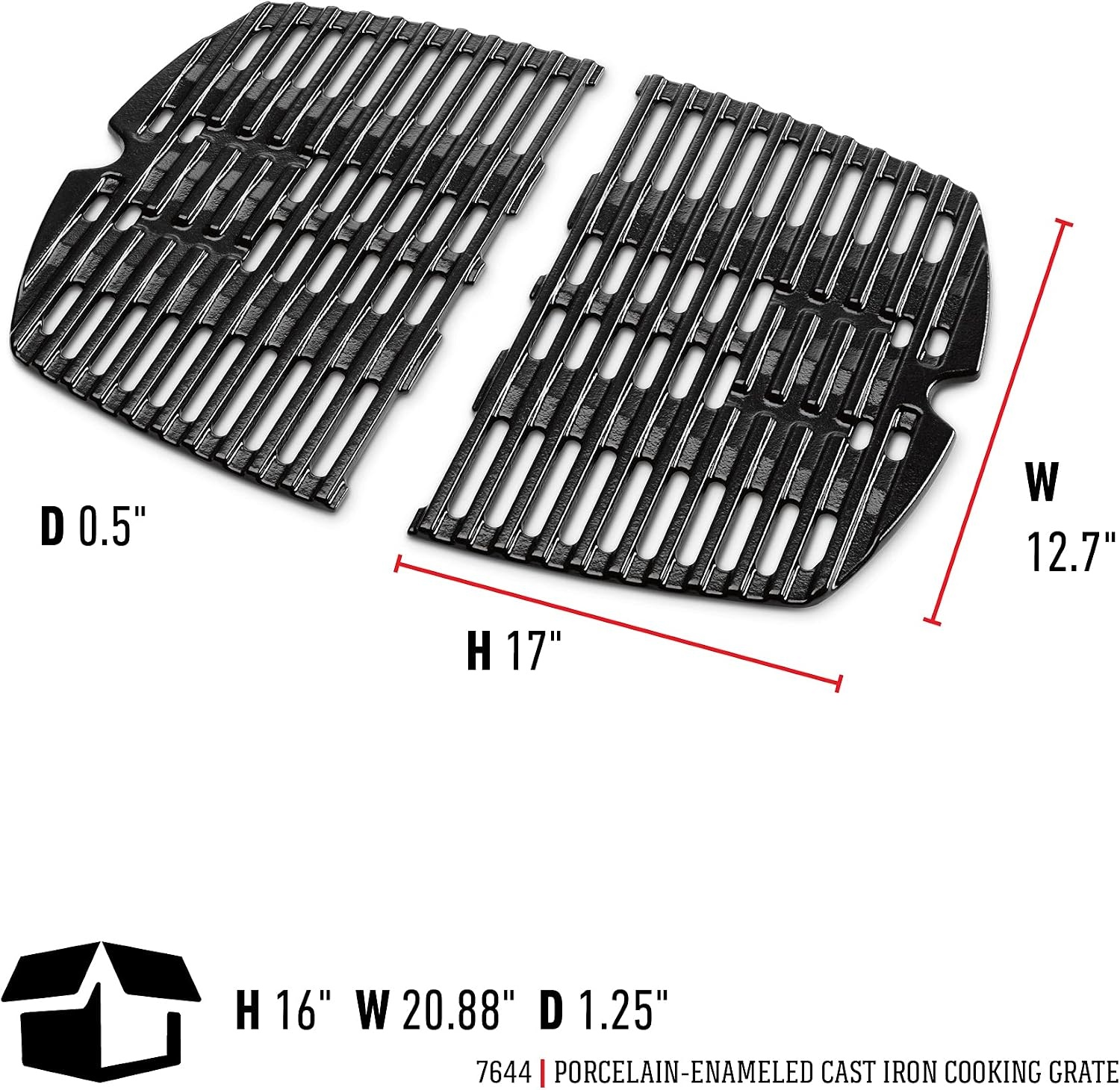 image:imageWeber Q PorcelainEnameled CastIron Cooking Grates