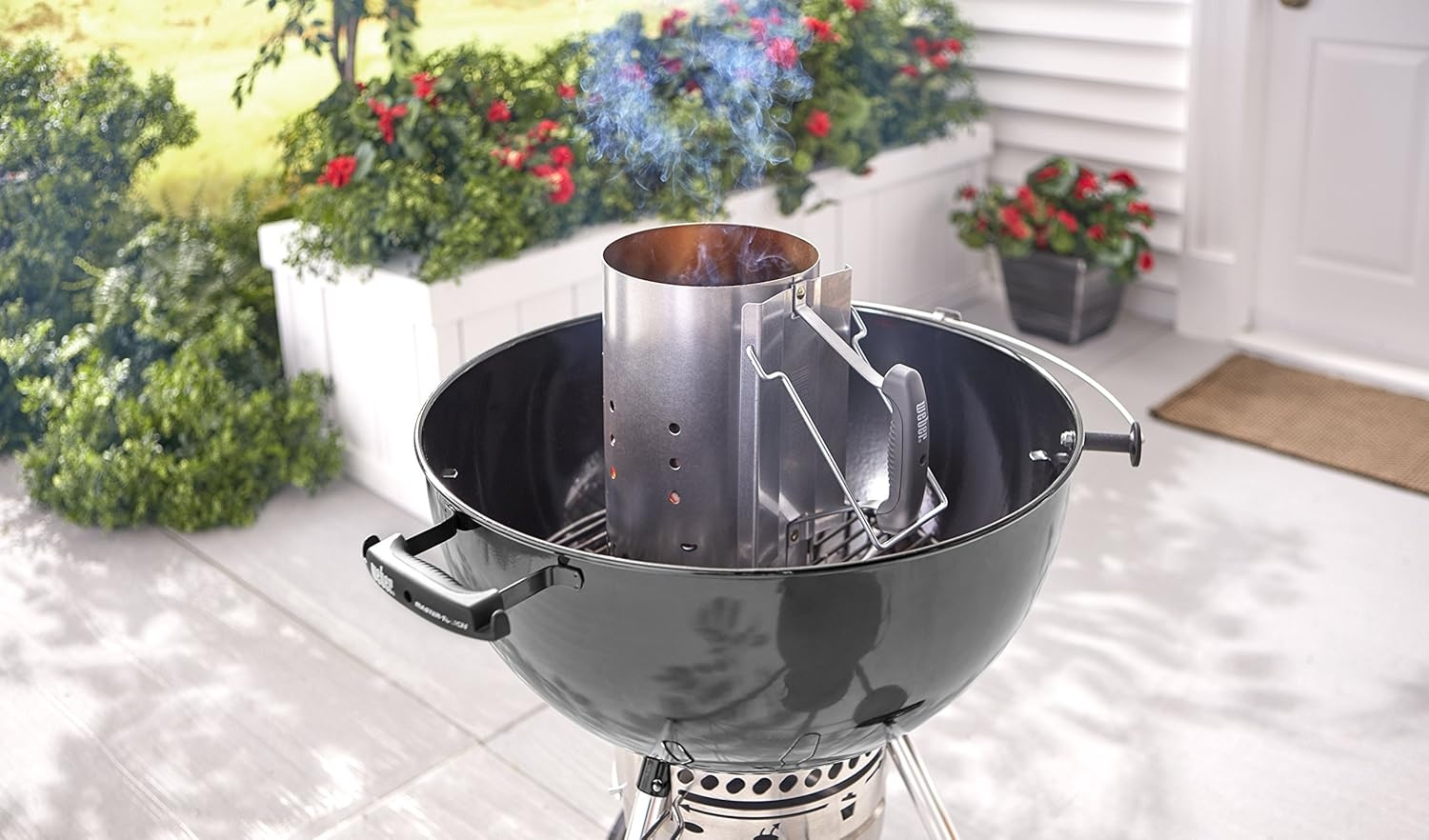 image:imageWeber Rapidfire Chimney Starter Standard SilverChimney Only