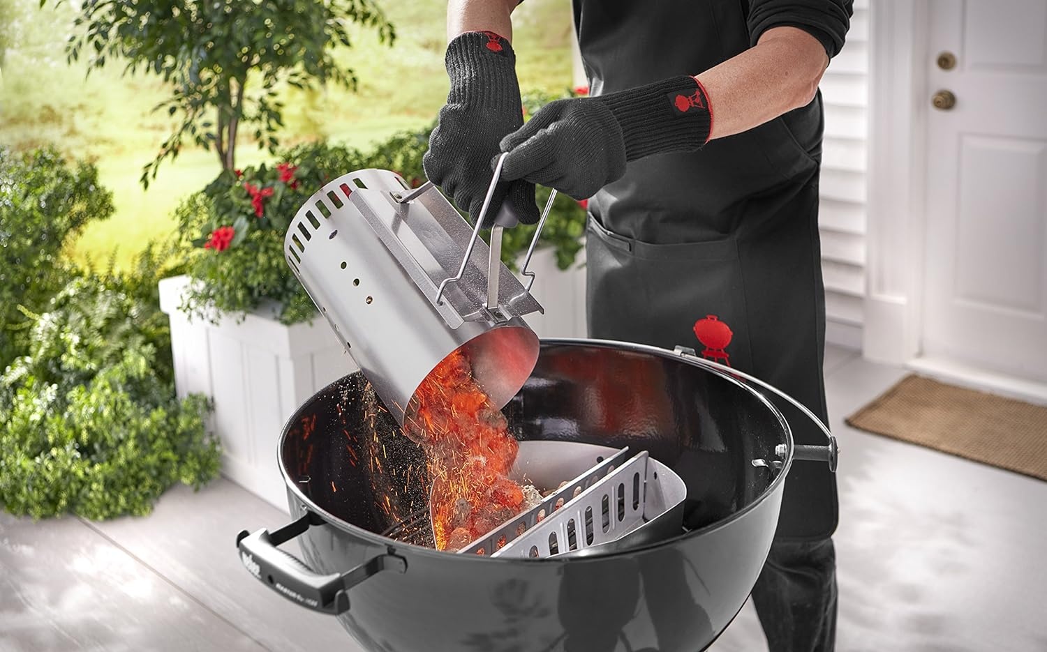 image:imageWeber Rapidfire Chimney Starter Standard SilverChimney Only