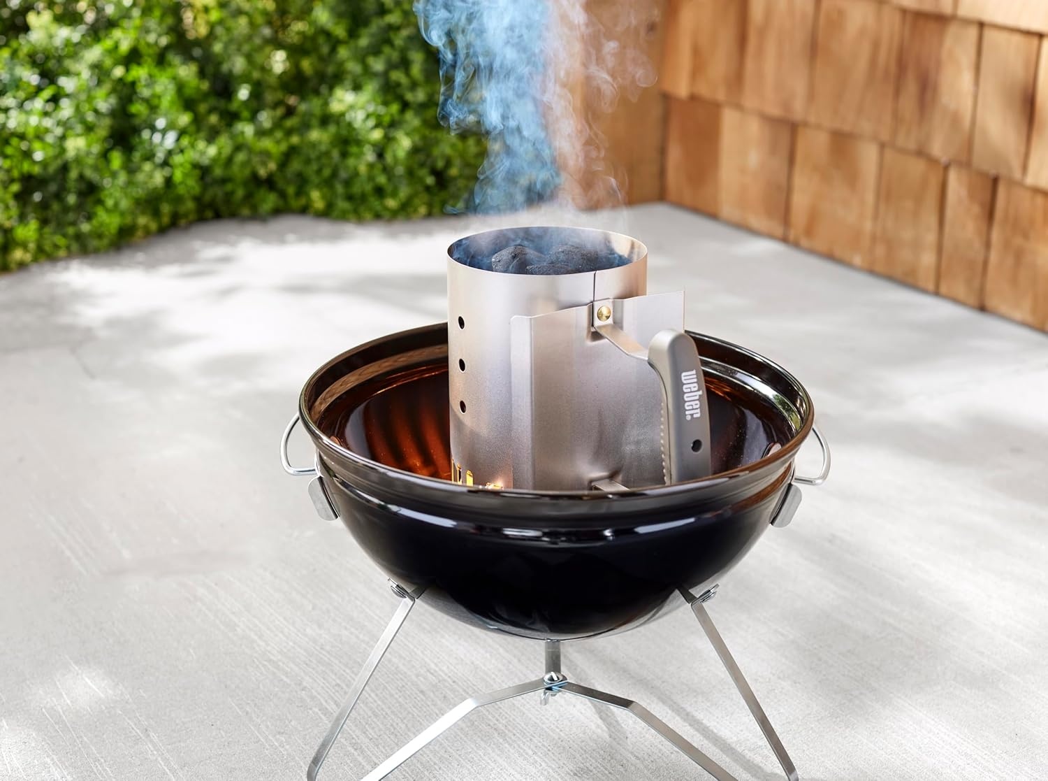image:imageWeber Rapidfire Chimney Starter Standard SilverChimney Only