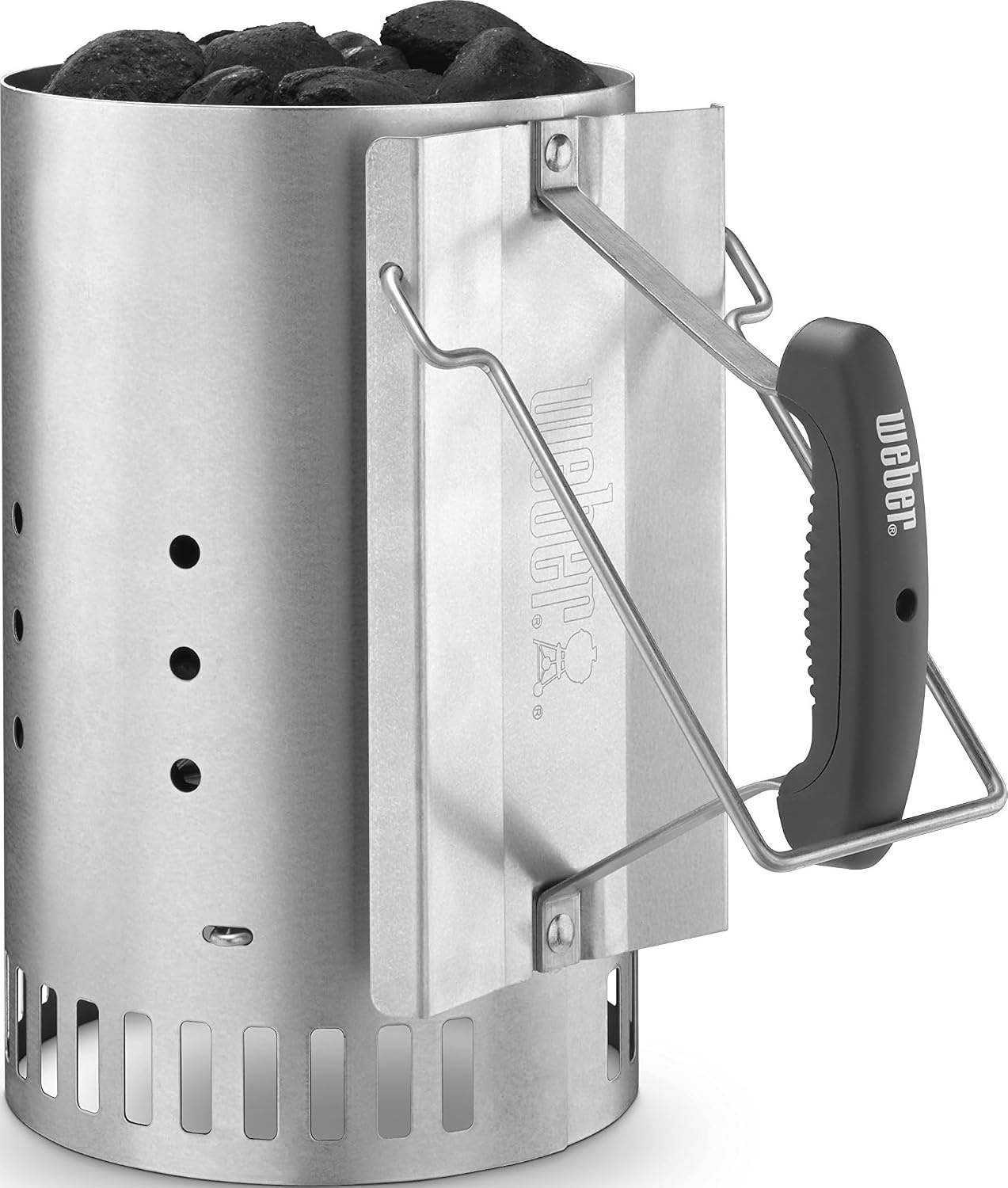 image:imageWeber Rapidfire Chimney Starter Standard SilverChimney Only
