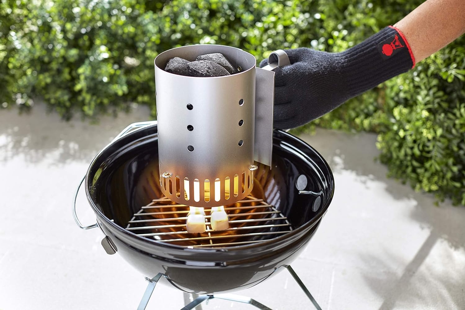 image:imageWeber Rapidfire Chimney Starter Standard SilverChimney Only