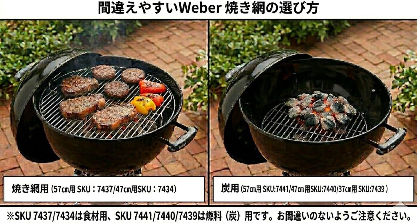 image:imageWeber Replacement Charcoal Cooking Grate for 22 Kettle GrillsPart Pack of 5