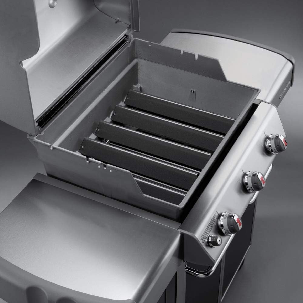 image:imageWeber Replacement Flavorizer Bars 175 for Genesis 300 series frontmounted control panel PorcelainEnameled Steel