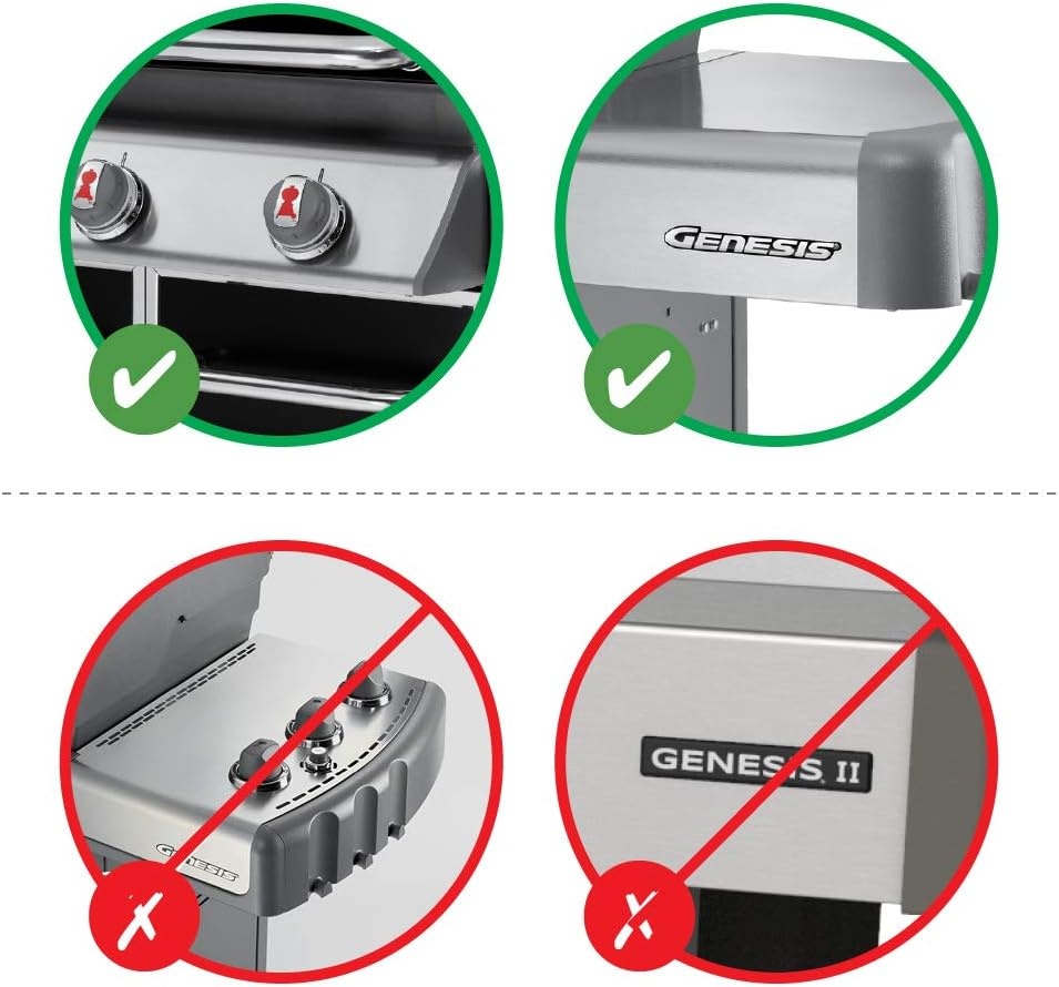 image:imageWeber Replacement Flavorizer Bars 175 for Genesis 300 series frontmounted control panel PorcelainEnameled Steel