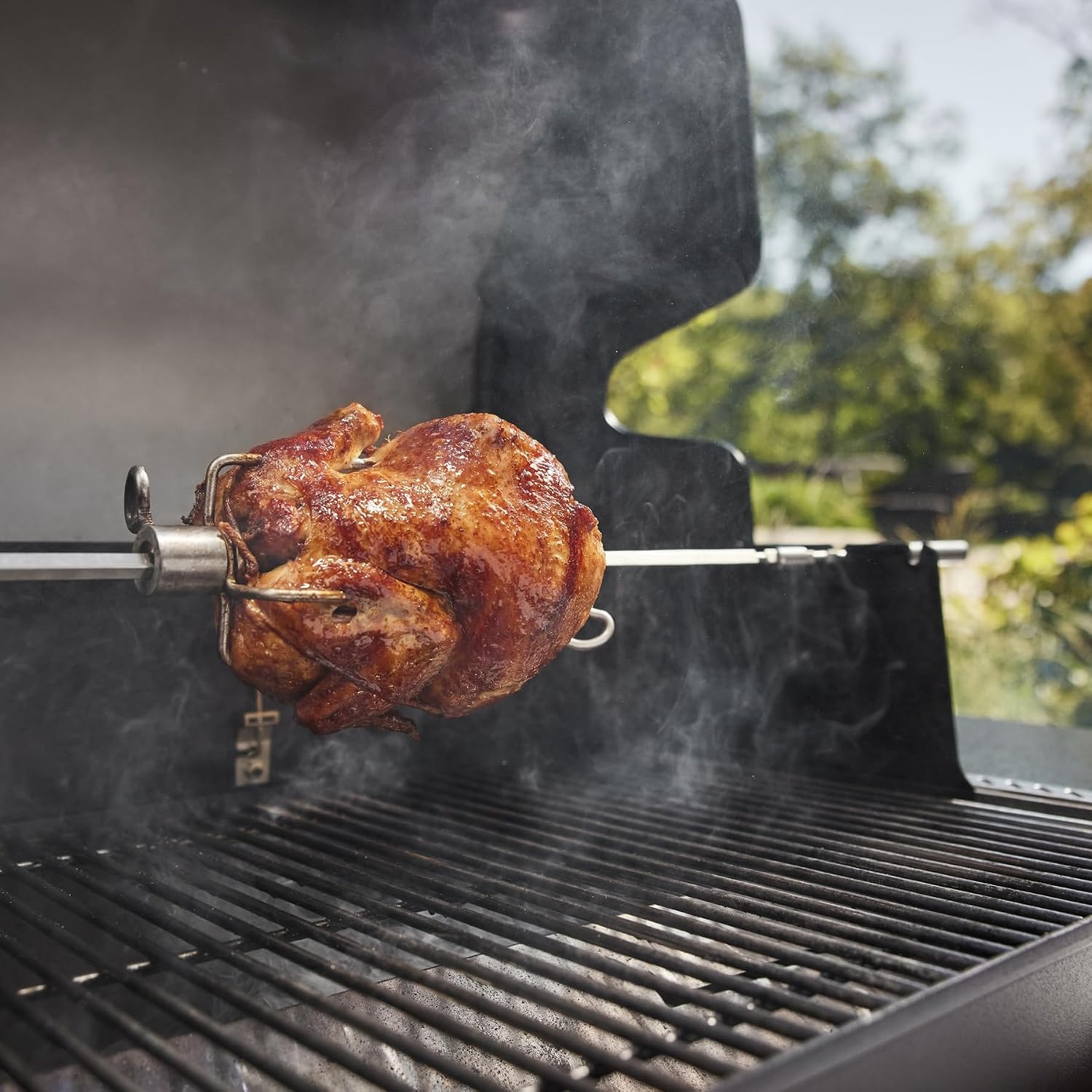 image:imageWeber Searwood 600 Wood Pellet Smoker Grill WiFi amp BluetoothEnabled Outdoor Grill for Smoking Searing Rapid React PID amp Cooking up to 600F Black600