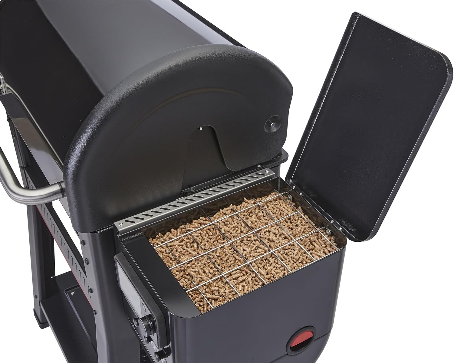 image:imageWeber Searwood 600 Wood Pellet Smoker Grill WiFi amp BluetoothEnabled Outdoor Grill for Smoking Searing Rapid React PID amp Cooking up to 600F Black600