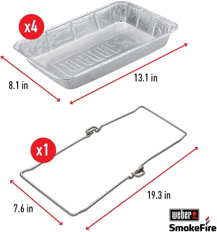 image:imageWeber SmokeFire Wet Smoke Kit SilverPack of 4