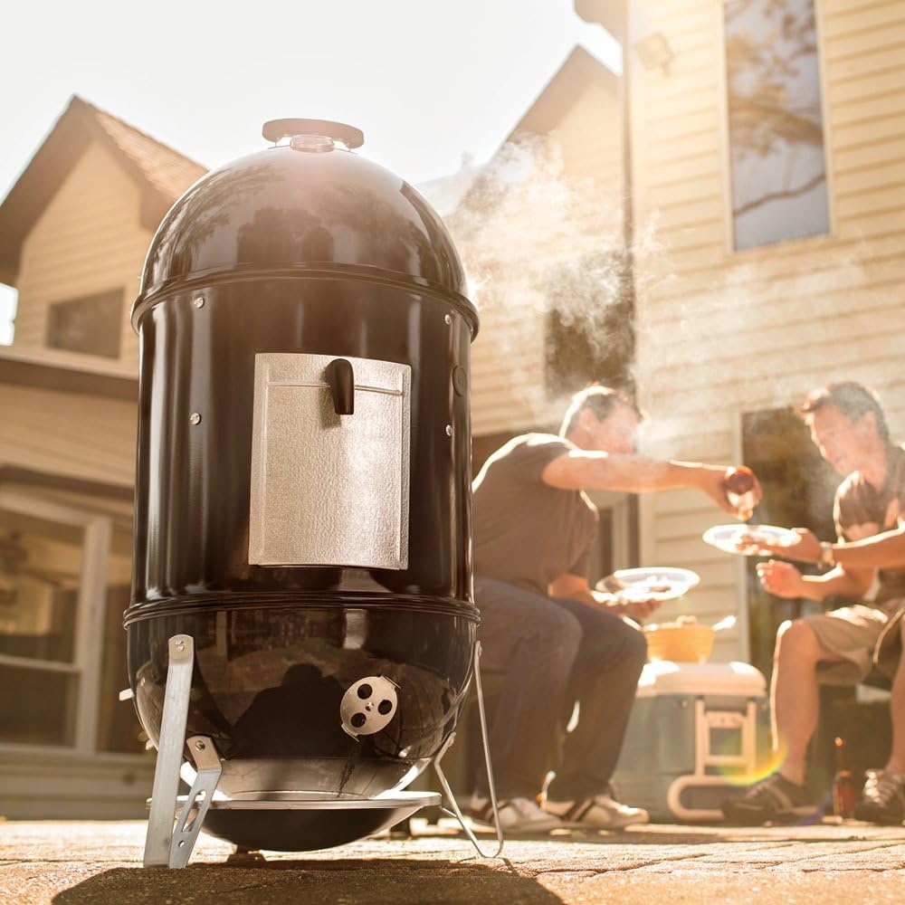 image:imageWeber Smokey Mountain Cooker Smoker 22 Charcoal Smoker18