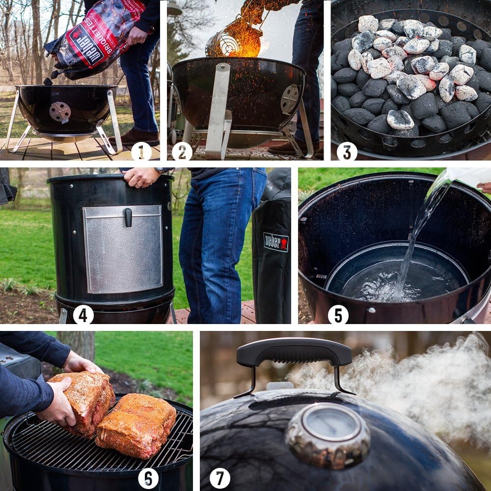 image:imageWeber Smokey Mountain Cooker Smoker 22 Charcoal Smoker18