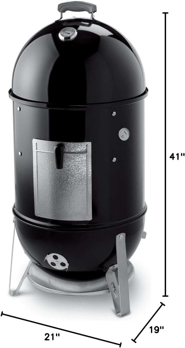 image:imageWeber Smokey Mountain Cooker Smoker 22 Charcoal Smoker18