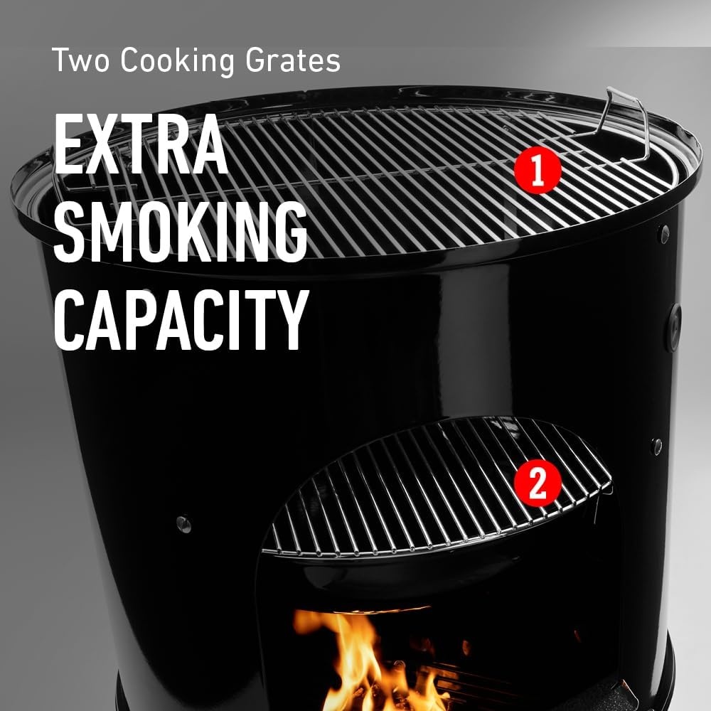 image:imageWeber Smokey Mountain Cooker Smoker 22 Charcoal Smoker22