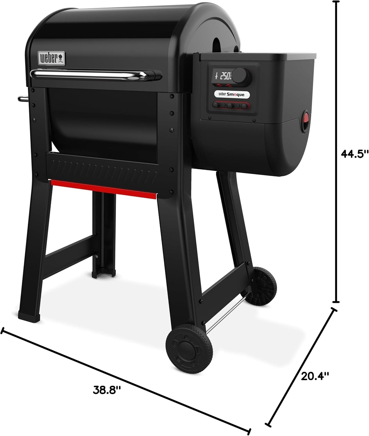 image:imageWeber Smoque 22Inch Pellet Smoker Pellet Grill Black