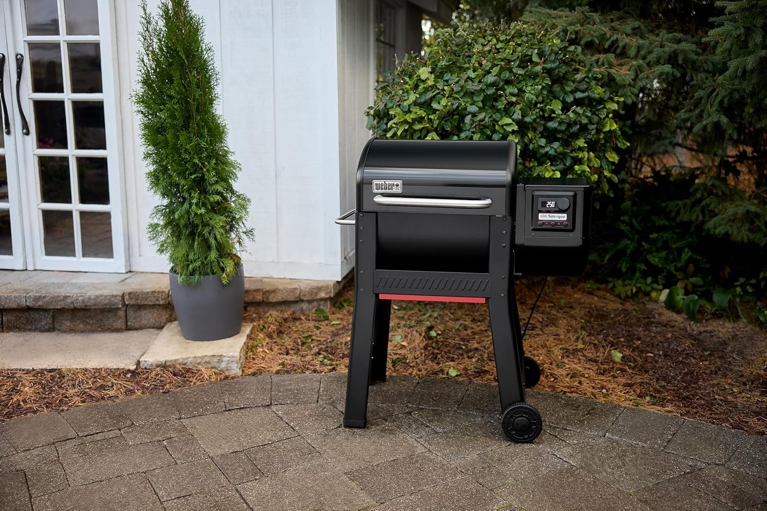 image:imageWeber Smoque 22Inch Pellet Smoker Pellet Grill Black