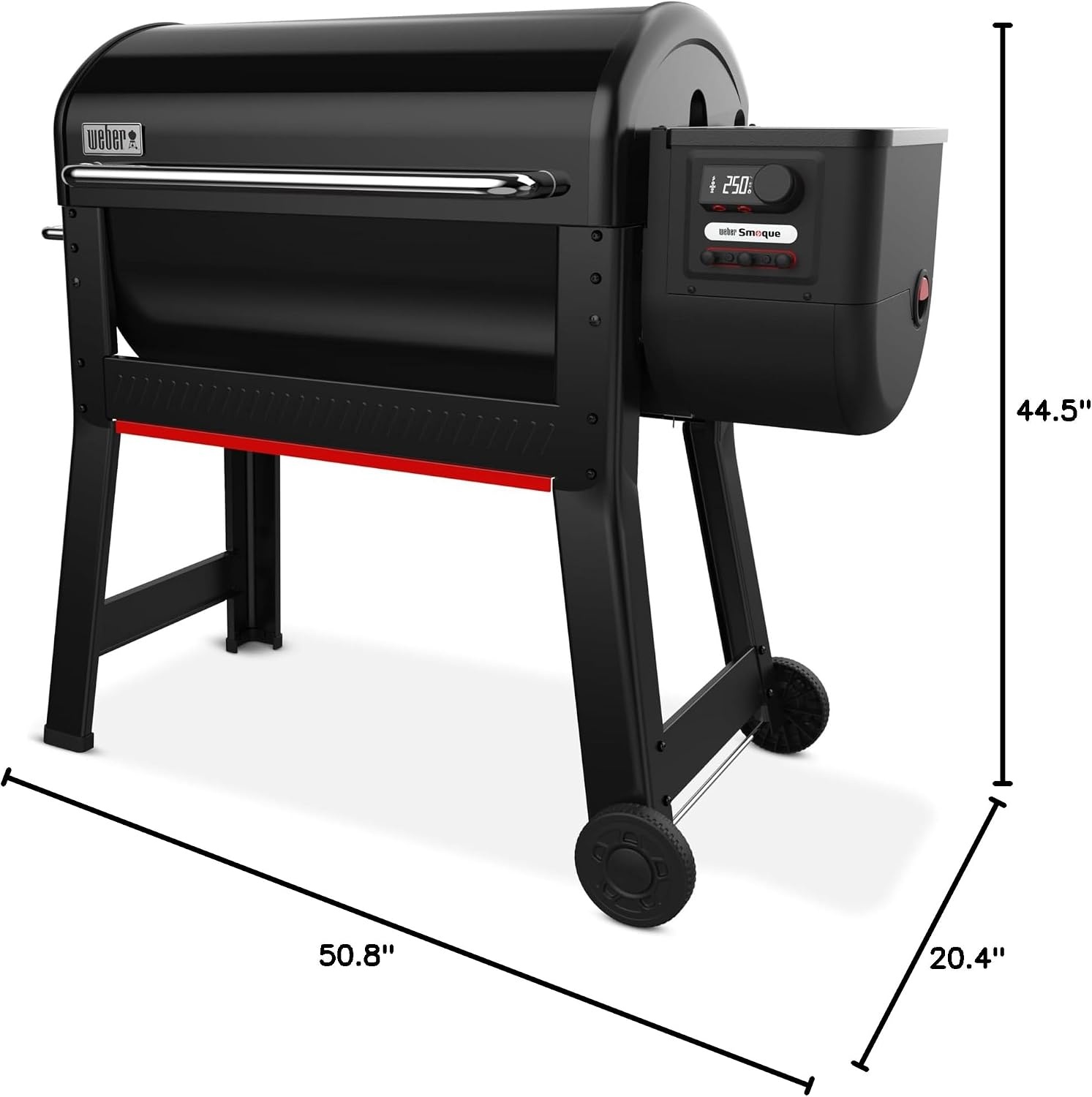 image:imageWeber Smoque XL 34Inch Pellet Smoker Pellet Grill Black