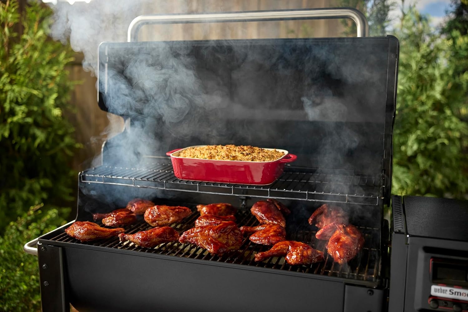 image:imageWeber Smoque XL 34Inch Pellet Smoker Pellet Grill Black