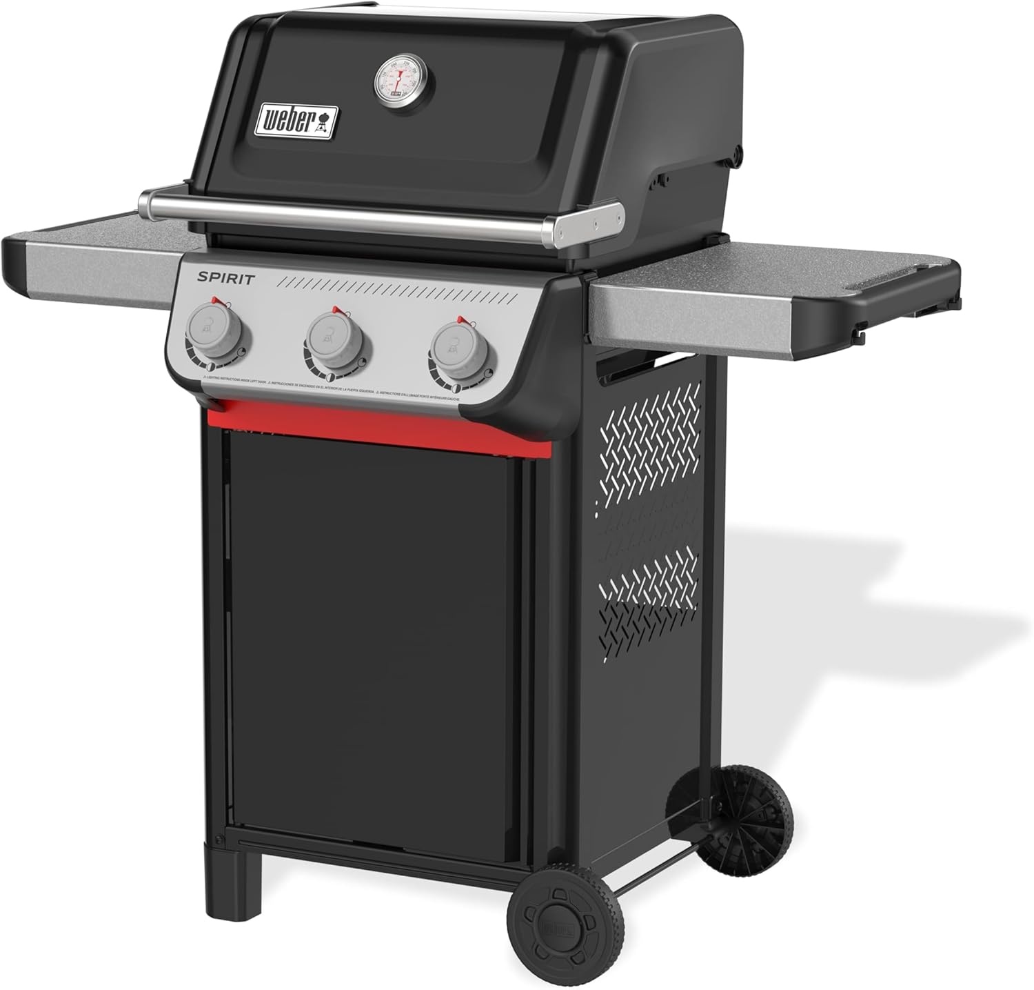 image:imageWeber Spirit E210 Gas Grill Outdoor Cooking Small Propane Grill Black3Burner E310 Liquid Propane