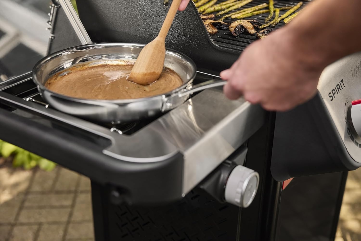 image:imageWeber Spirit E435 Gas Grill for Outdoor Cooking Liquid Propane Black4Burner E435 Liquid Propane